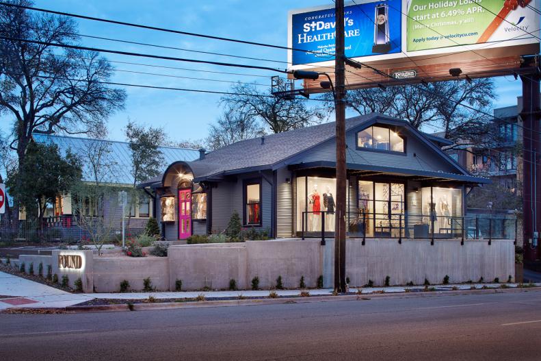 Whimsical Austin Boutique With Pop-Out Windows