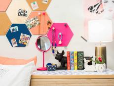 Don't settle for a basic bulletin board. These easy DIYs will help you stay organized and double as wall art for your dorm.