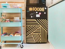 Dorm Room Mini Refrigerator and Food Storage 