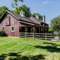 Barn Exterior Renovated for Live Entertainment