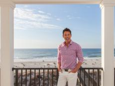 As seen on Beach Flip, Host David Bromstad poses for a picture on the balcony outside the Game Room on the second floor of the Morning Call Contestant House. (portrait)
