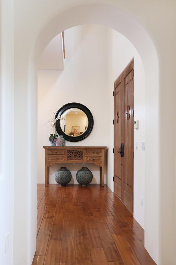 Arched Doorway and Console Table 