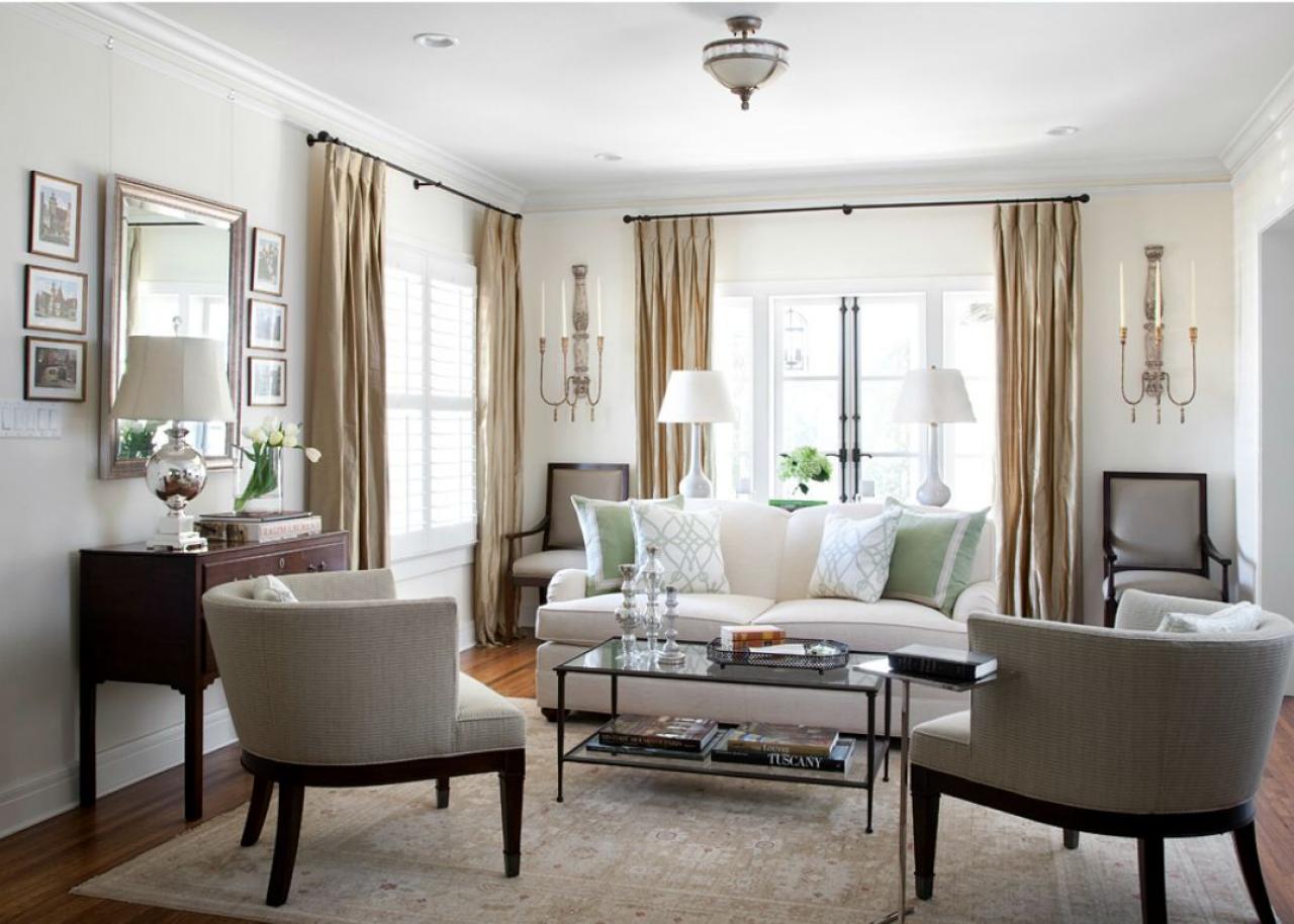 sophisticated color palette living room