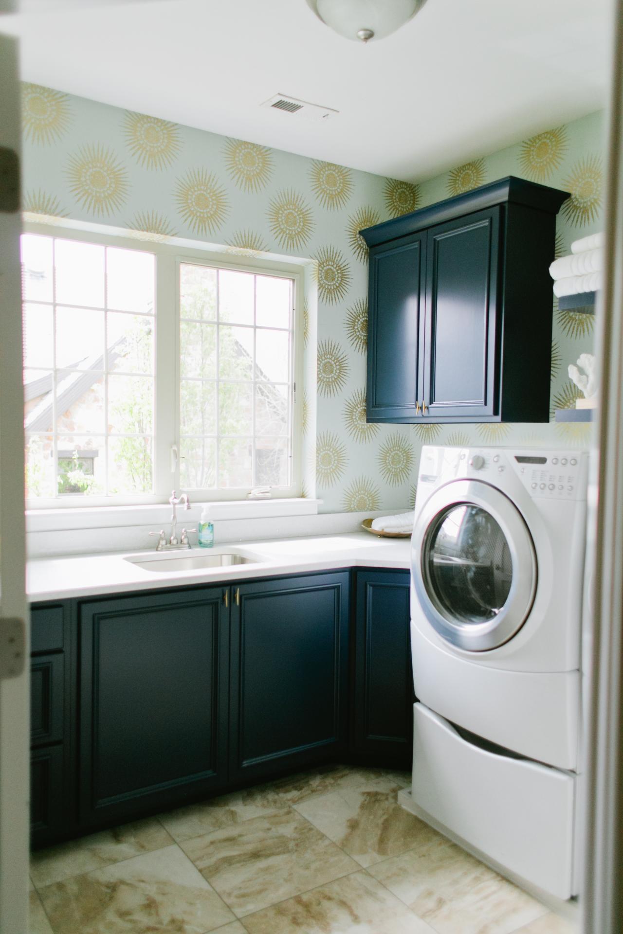 10 Clever Storage Ideas for Your Tiny Laundry Room | HGTV's Decorating