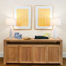 Contemporary Sideboard in Neutral Living Room