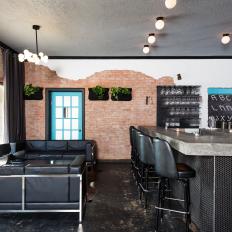 Modern Industrial Wine Bar and Lounge