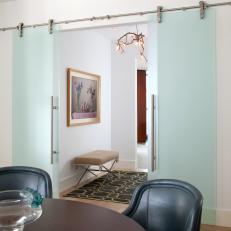 Photos Hgtv Contemporary Gl Sliding Barn Door