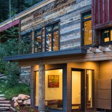 Contemporary Cabin With Lower-Level Patio