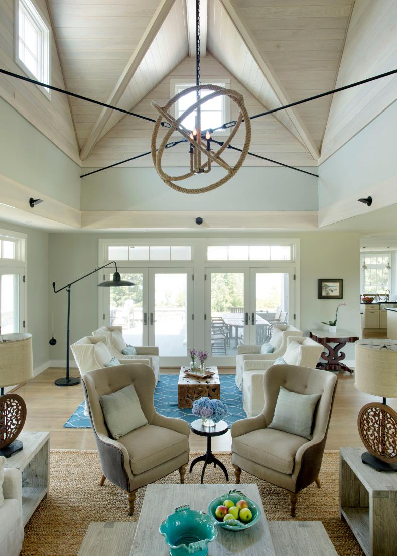 Stunning Great Room with Cathedral Ceilings