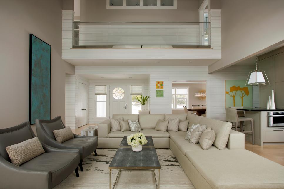 Two-Story Living Room