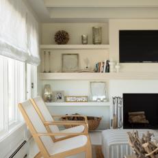 Contemporary Meets Coastal Living Room