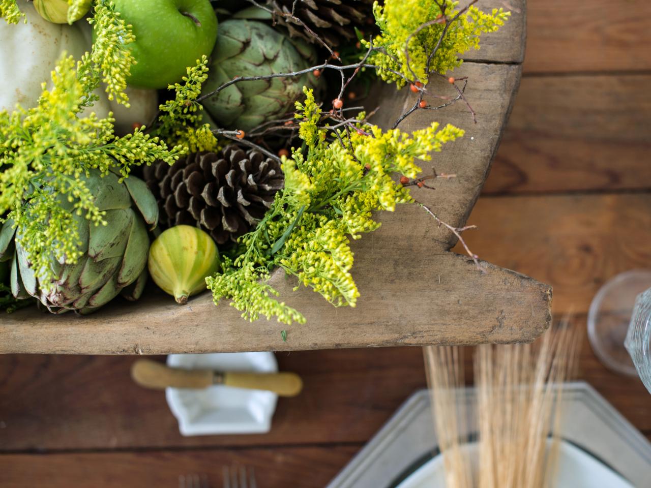 How to Create a Rustic Fall Centerpiece in a Dough Bowl