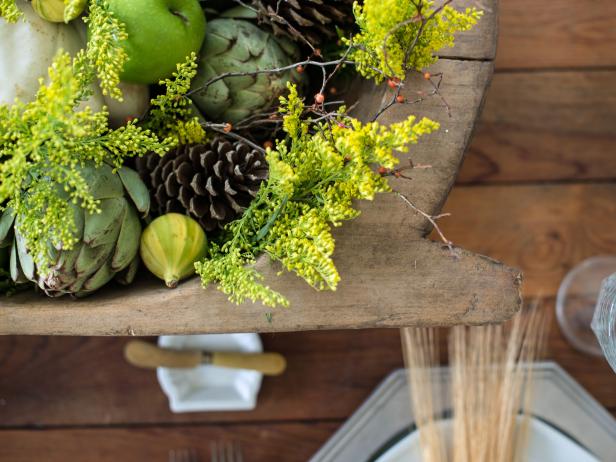 How to Create a Rustic Fall Centerpiece in a Dough Bowl | HGTV How To Create A Rustic Fall Centerpiece In A Dough Bowl | Hgtv