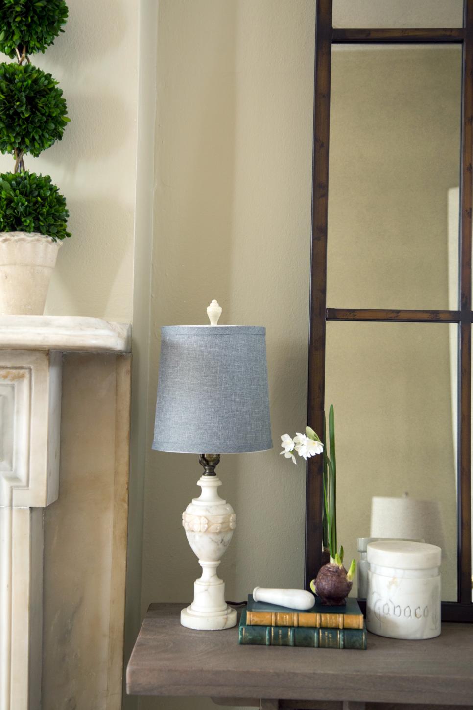 Neutral Living Room With Lovely Vintage Accents Hgtv