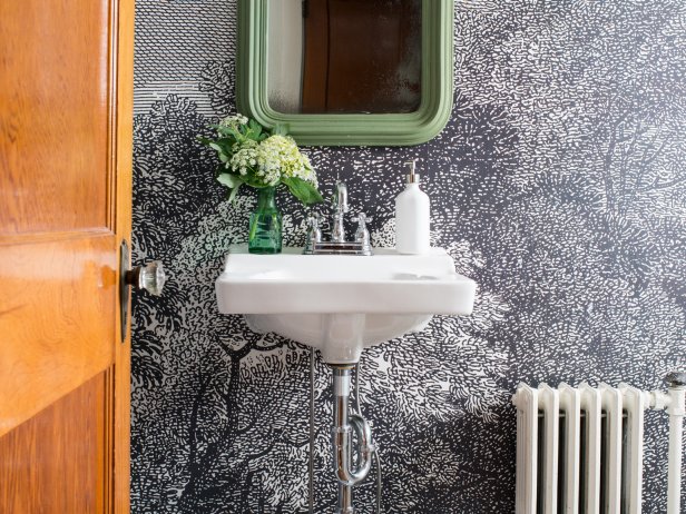 How to Install Wallpaper in a Bathroom | HGTV
