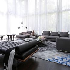 Awe-Inspiring Living Room With Wall of Windows 