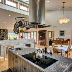 State of the Art Appliances in Contemporary Kitchen 