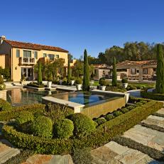 Luxury Backyard With Pool & Stunning Landscaping