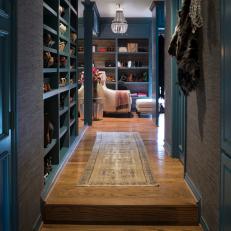 Luxurious Walk-In Closet With Storage & Display Space