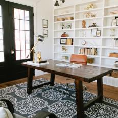Home Office With Updated Farmhouse Style