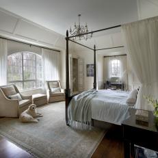 Neutral-Hued Master Bedroom Is Spacious, Sophisticated