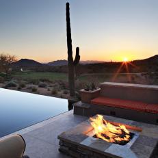 Contemporary Southwest Infinity Pool