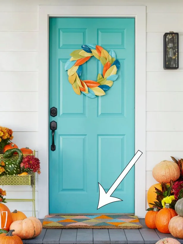 diy fall doormat