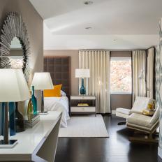 View of a Modern-Styled Master Bedroom