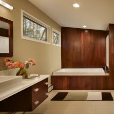 Relaxing Contemporary Spa Bathroom 