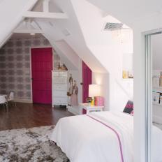 Fun, Modern Bedroom for Tiffani Thiessen's Daughter