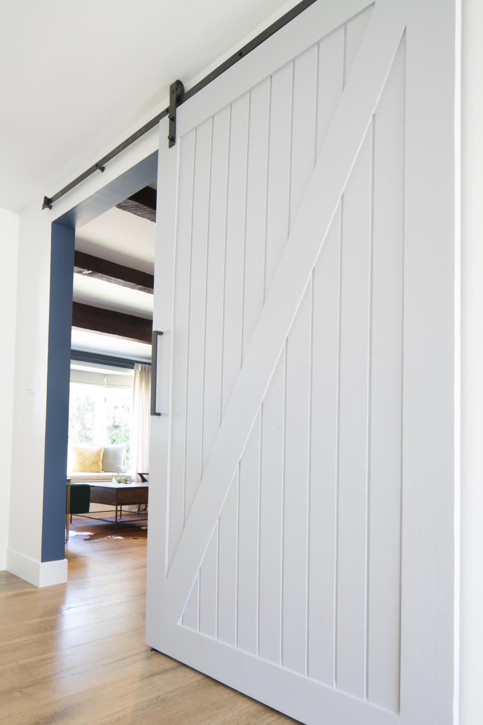 White Sliding Barn Door | HGTV