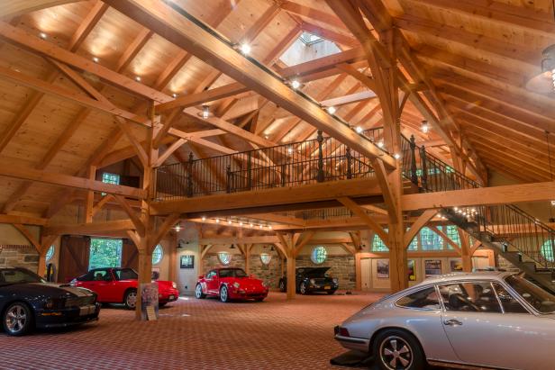 HighEnd Car Garage Resembles Historic Stone Barn 2015
