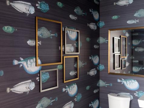 Fish and Mermaid Bathroom Decor