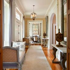 Traditional Hallway with Ash Hardwood Floors