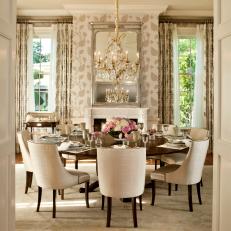 Formal Dining Room with Round Table