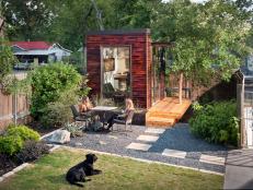 Backyard With Home Office Studio 
