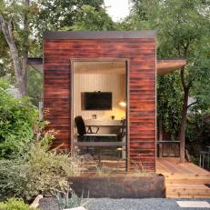 Small Office Studio in Backyard