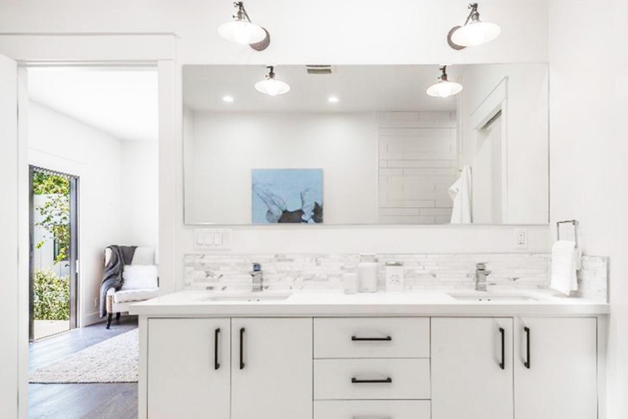 All-White Bathroom Feels Clean, Bright | HGTV