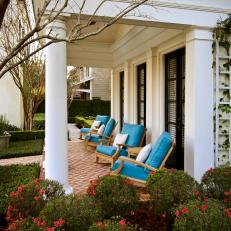 Traditional Porch Creates Welcoming Entry