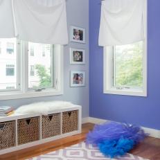 Purple Contemporary Girl's Room With Tutus