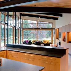 Contemporary Montana Living Space is Open
