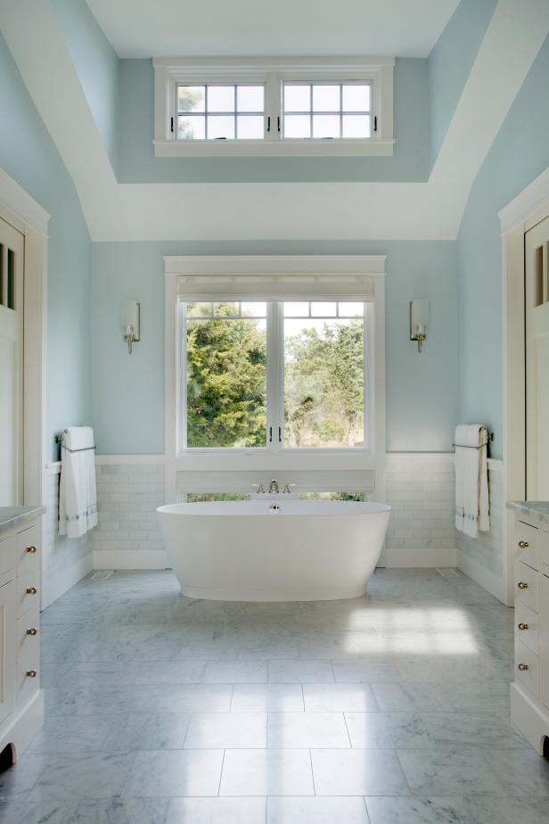 Master Bathroom With Freestanding Tub