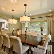 Classic Dining Room Is Comfortable Yet Sophisticated