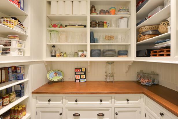 Farmhouse Style Pantry Offers Ample Storage Space Hgtv