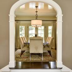 Archway Frames Traditional Dining Room