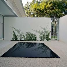 Contemporary Courtyard is Minimalist, Sophisticated 