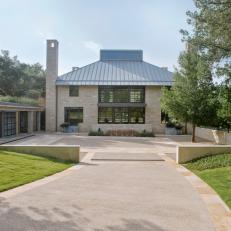 Motor Court is Grand Entry to Classic Home