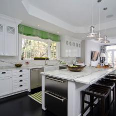 Transitional Kitchen with Stainless Steel Appliances 