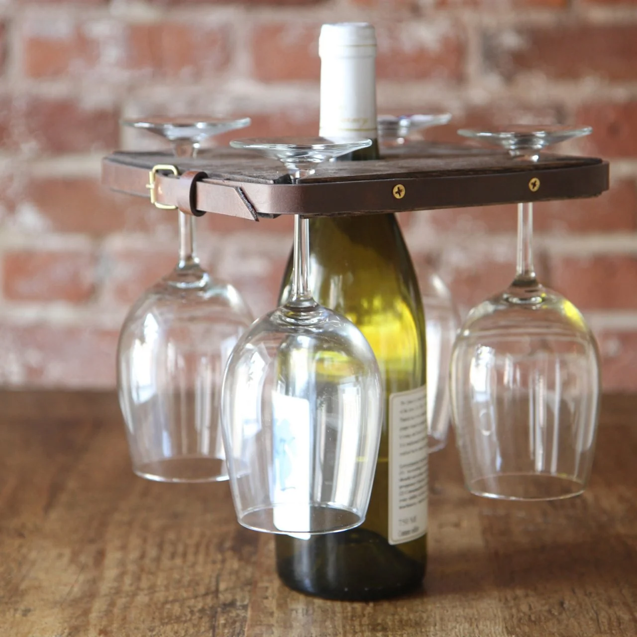 Diy barnwood builders wine glass holder sale