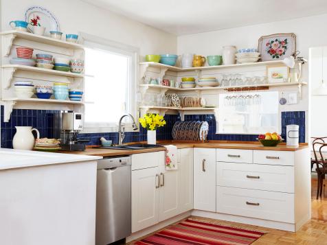 A Kitchen With Shelves (and Shelves) of Personality